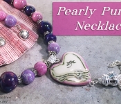 Pearly Purples necklace cover