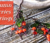 autumn berries earrings cover