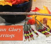 autumn glory earrings cover