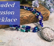 beaded illusion necklace cover