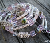 coiled pink perfection bracelet