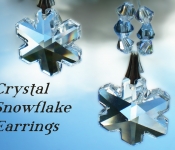 crystal snowflake earrings cover