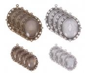 oval bezel set