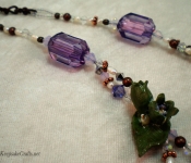 purple flower necklace (4)