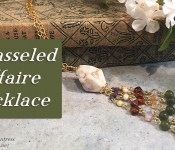 tasseled affaire necklace cover