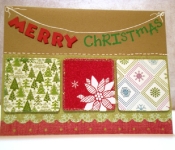merrry christmas card banner