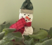 snowman-ornament-plant-poke