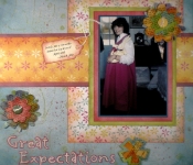 great-expectations scrapbook page right