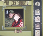 pin-ceremony scrapbook page right