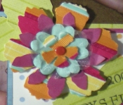 scrapbook-layout-candy-color-ribbon-flower-close-up