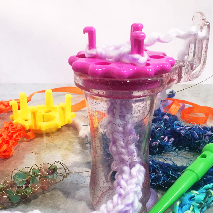 Clover Wonder Knitter Knitting Made Easy beaded knitting tool