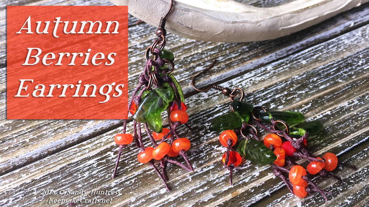 autumn berries earrings cover