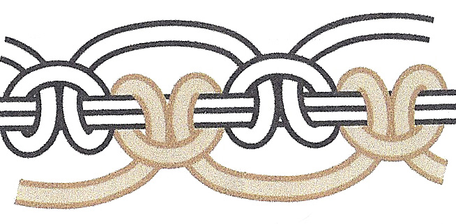 knotty beaded bracelet slider knot diagram