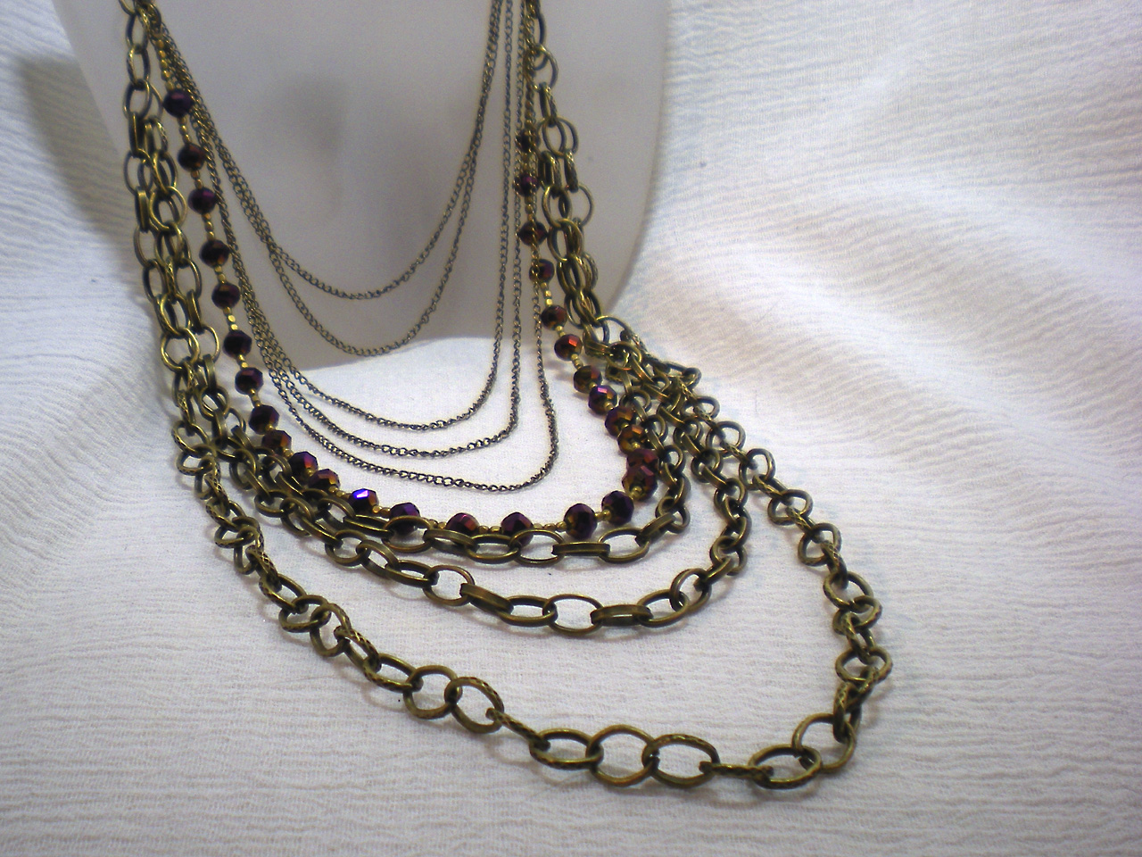 Multi Strand Chain & Bead Necklace Video Tutorial