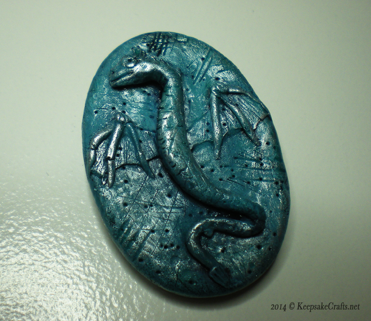 rustic dragon pendant (1)