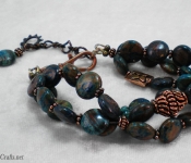 Blue Skies Bead Bracelet