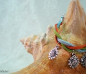 Braided Suede Charm Bracelet (2)