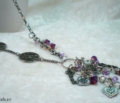Chains & charms necklace still