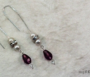 Crystal Ear Thread Earrings