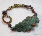 chunky leaf bracelet (1)