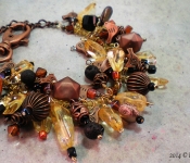 citrine nuggets bracelet