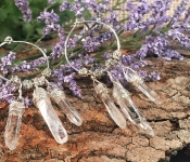 crystal point earrings 1