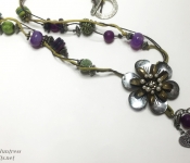 fantasy flower necklace