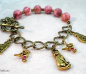 half n half bead & charm bracelet still