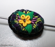 kaleidoscope cane bead