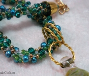 kumihimo with beads and glass lamprwork heart (2)