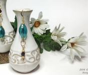 ocean waves earrings