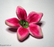 pink flower bead