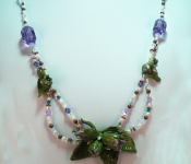 purple flower necklace (2)