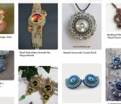 rivoli bead embroidery