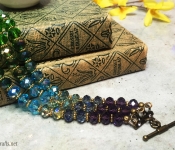 sparkling ombre bracelet