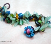 spiny knotted bracelet