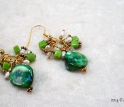 spring green dangle earrings still 2