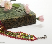 stained glass bracelet