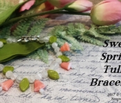sweet spring tulip bracelet cover