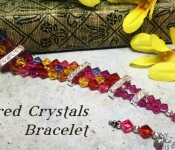 tapered crystals bracelet cover