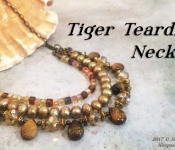 tiger teardrops necklace cover
