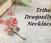 tribal dragonfly necklace cover