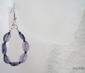 viking iolite earrings