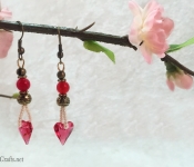 wild hearts crystal earrings
