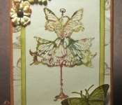 fairy dress canvas butterflymade by Sam at http://hettiecraftcz.blogspot.com