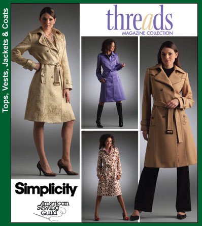Keepsake Crafts Sharing The Love Of, Women S Trench Coat Sewing Pattern