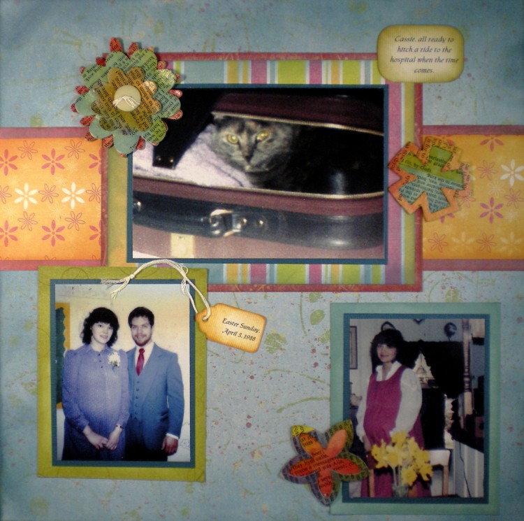 great-expectations scrapbook page left