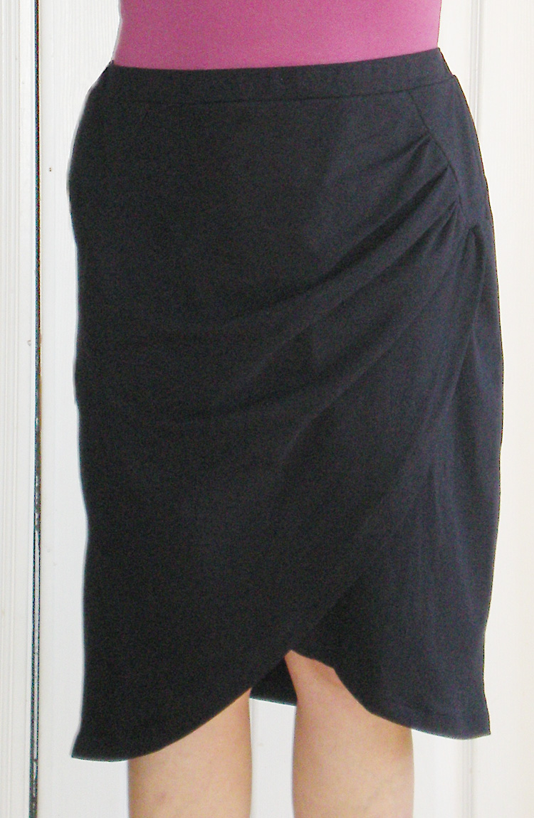 Vogue 8711 Wrap Skirt - Pattern Review