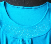 new tops pants & skirts turquiose swarovski