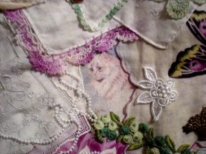 hanky panky crazy quilt close up